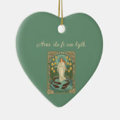 Forecasting Lovers' Fortunes Dwynwen's Well And Sa Keramisch Ornament (Rechts)