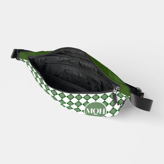 ForeFashion: wit en groen golfbal patroon Heuptasje (Open)