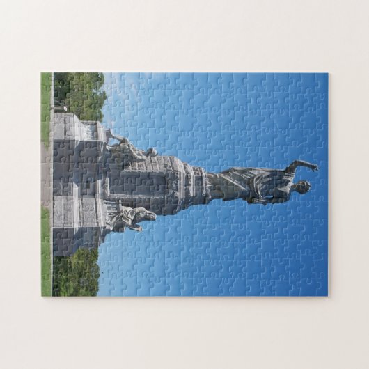 Forefathers monument puzzel legpuzzel (Horizontaal)