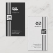 Foreign Language Tutor - Premium Double Sided Visitekaartje (Voorkant / Achterkant)