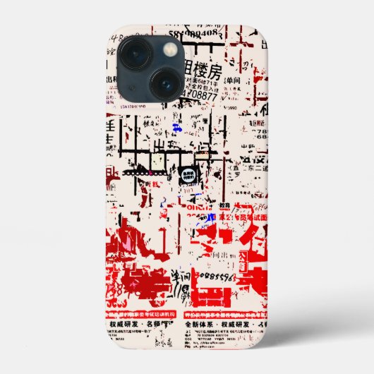 Foreign Torn Peeled Billboard Case-Mate iPhone Case (Achterkant)