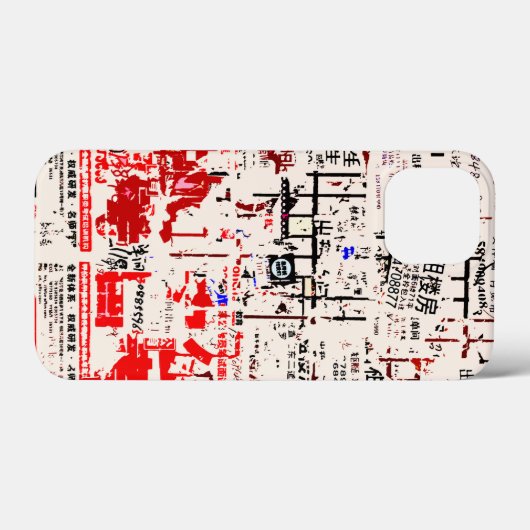 Foreign Torn Peeled Billboard Case-Mate iPhone Case (Achterkant (horizontaal))