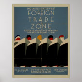 Foreign Trade Zone Vintage Poster (Voorkant)