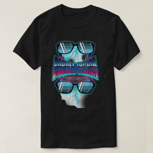 Foreigner Official Double Vision  T-shirt (Design voorkant)