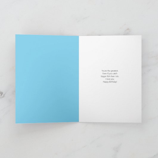 Forel aan oom Birthday Kaart (Binnen)