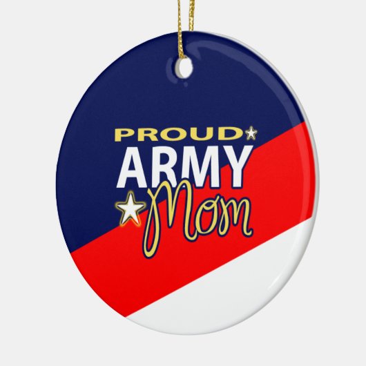 Forel Army Mam Ornament met aangepast Afbeelding (Links)