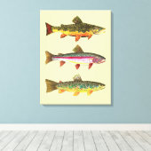 forel canvas afdruk (Insitu (Houten vloer))