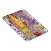 forel drip schilderkunst magneet (Rechterzijde)