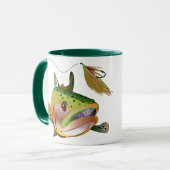 forel en vliegen mok (Voorkant links)