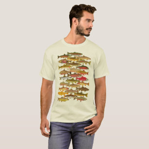 forel- en zalmsoorten t-shirt