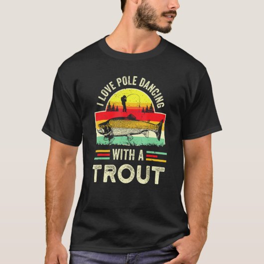 Forel Fisherman Deep Zee Vist Joke Fish Pun T-shirt (Voorkant)