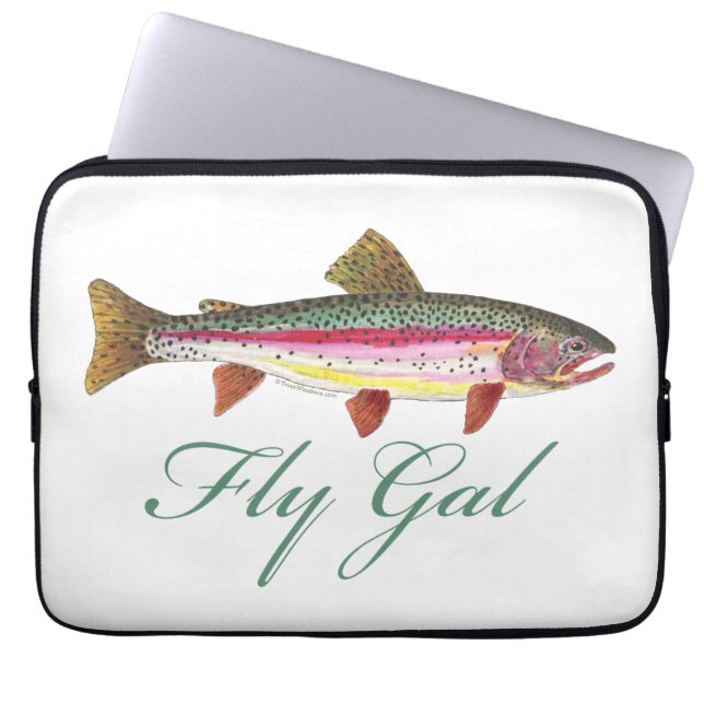 Forel Fly Fishing Laptop Sleeve (Voorkant)