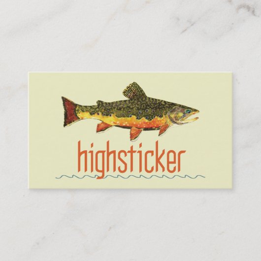 Forel Fly Fishing Visitekaartje (Voorkant)