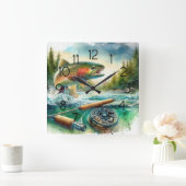 Forel Flyvissen Vierkante Klok (Huis)