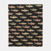 Forel Galore Black Fleece Deken (Voorkant)