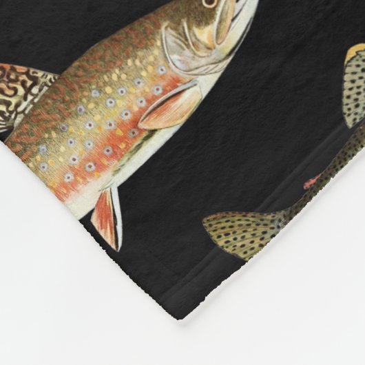 Forel Galore Black Fleece Deken (Hoek)