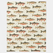 Forel Galore Cream Fleece Deken (Voorkant)