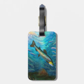 Forel Gevist Bagagelabel (Achterkant verticaal)