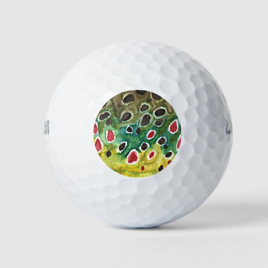 forel Gevist golfer Golfballen (Voorkant)