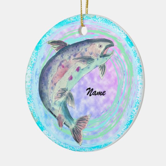 Forel Geviste aangepaste ornament (Links)