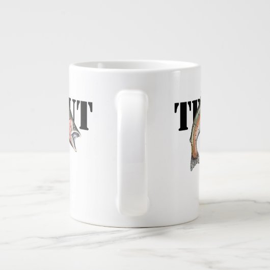 forel grote koffiekop (Achterkant)