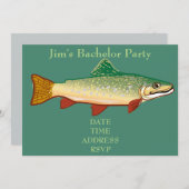 Forel Herenfeest met vissthema Kaart (Voorkant / Achterkant)
