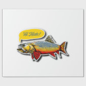 Forel hoi maat cadeaupapier (Vlak)