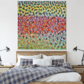 Forel Huidmontage - Regenboogforel Canvas Afdruk (Insitu (Slaapkamer))