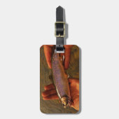 forel in handen bagagelabel (Voorkant verticaal)