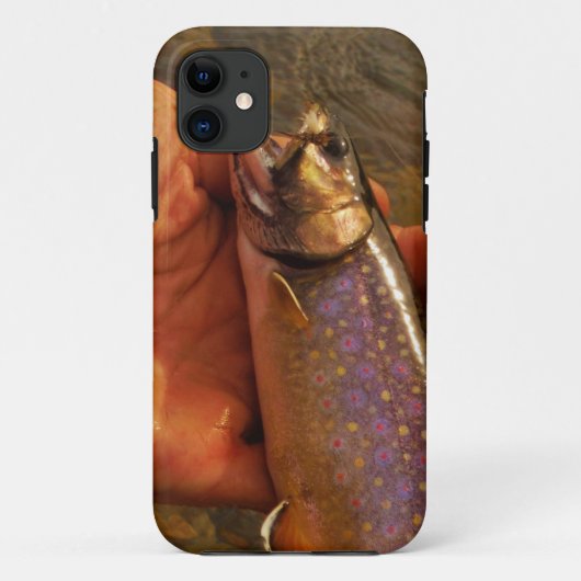 forel in handen Case-Mate iPhone case (Achterkant)
