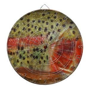 Forel in handen dartbord
