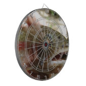 Forel in handen dartbord (Voorkant Links)
