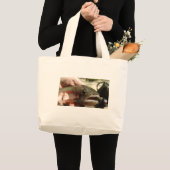Forel in handen grote tote bag (Voorkant (product))