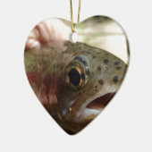 Forel in handen keramisch ornament (Links)