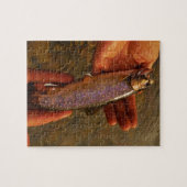 forel in handen legpuzzel (Horizontaal)