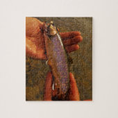 forel in handen legpuzzel (Verticaal)