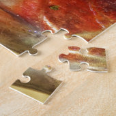 Forel in handen legpuzzel (Zijkant)