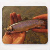 forel in handen muismat (Voorkant)