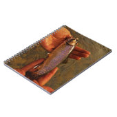 forel in handen notitieboek (Linkerzijde)