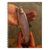 forel in handen notitieboek (Voorkant)