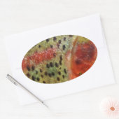 forel in handen ovale sticker (Envelop)