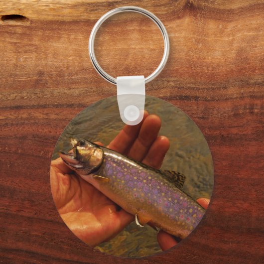 forel in handen sleutelhanger (Voorkant)