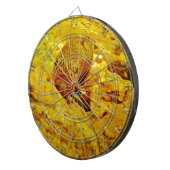 Forel in stroom dartbord (Voorkant Rechts)