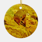 Forel in stroom keramisch ornament (Voorkant)