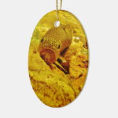 Forel in stroom keramisch ornament (Links)