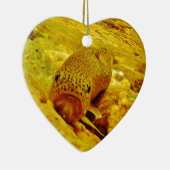 Forel in stroom keramisch ornament (Rechts)