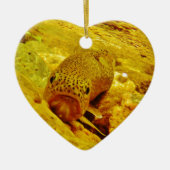 Forel in stroom keramisch ornament (Voorkant)