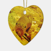 Forel in stroom keramisch ornament (Links)