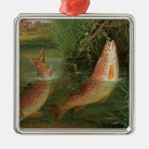 Forel in Winchester Metalen Ornament