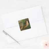 Forel in Winchester Vierkante Sticker (Envelop)